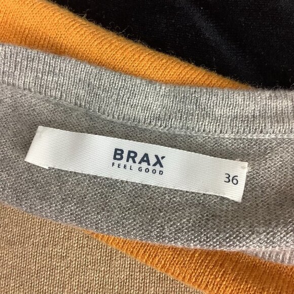 CASHMERE BLEND BRAX STRIPES SWEATER - Picture 7 of 12